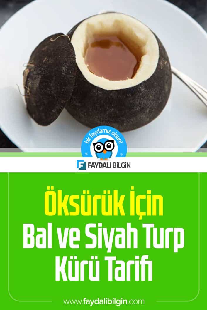 İçine bal koyup bekleyin siyah turp öksürük için kanıtlanmış bir mucizedir. İşte öksürük için bal ve siyah turp kürü.