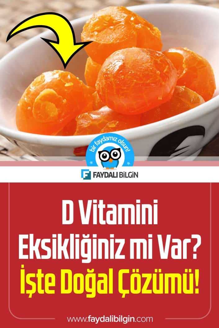D Vitamini Eksikliğiniz mi Var? İşte Doğal Çözümü!