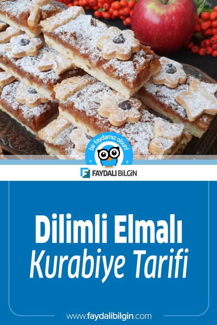 Dilimli Elmalı Kurabiye Tarifi – Nasıl Yapılır?