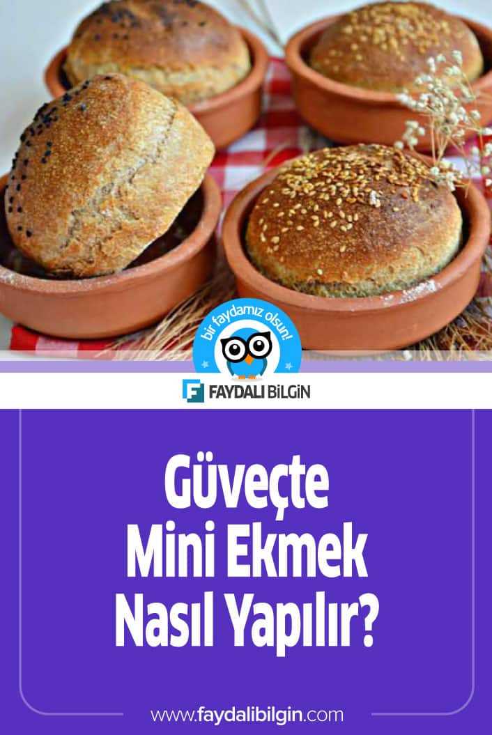 Güveçte Mini Ekmek Nasıl Yapılır?