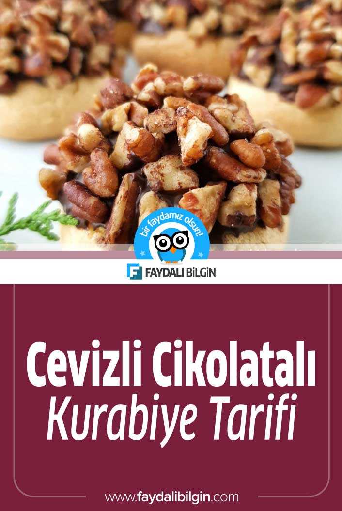 Cevizli Cikolatalı Kurabiye Tarifi