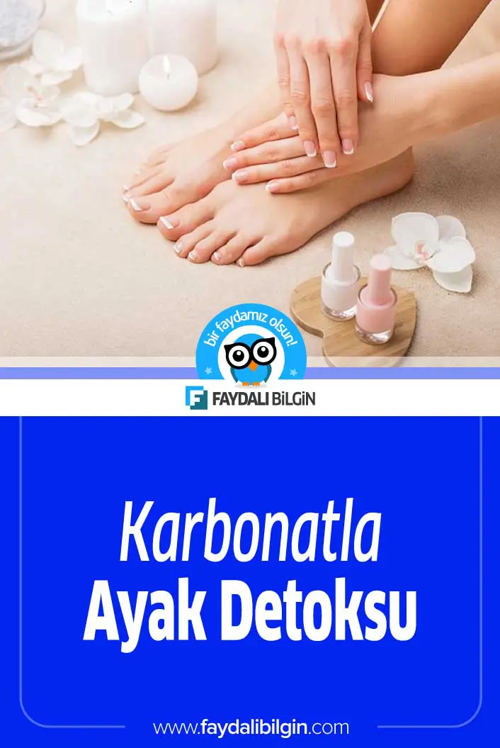 Karbonat ve Deniz Tuzuyla Ayak Detoksu