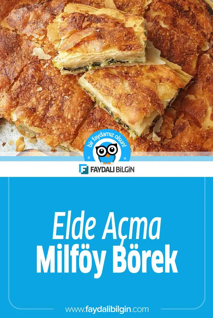 Ev Yapımı Milföy Börek Tarifi