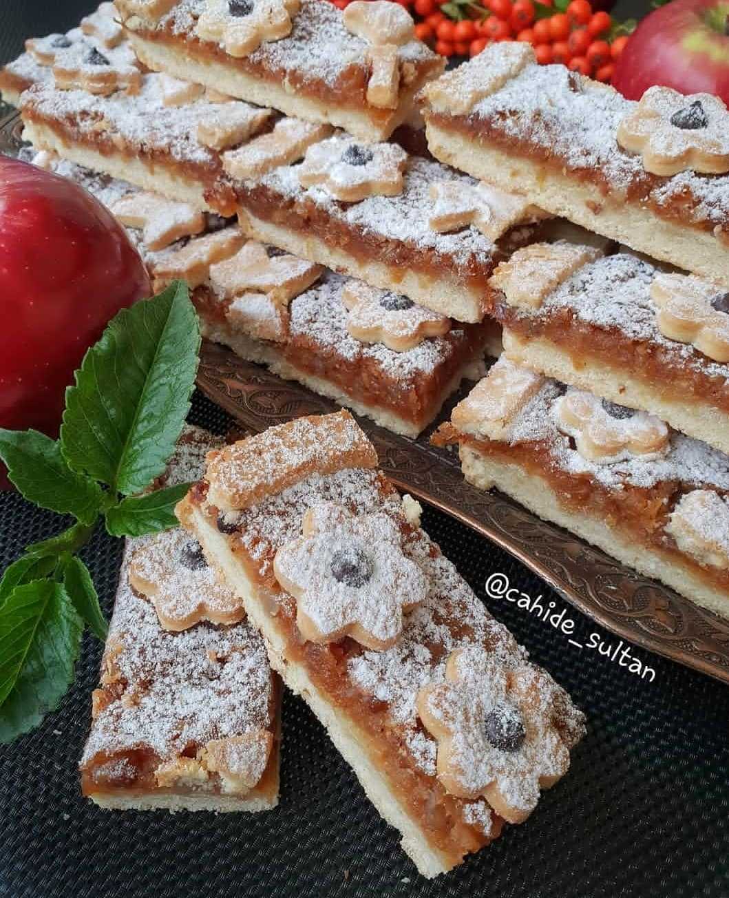 Mutlu pazarlar günaydinn Via; @cahide_sultan . . Canınız elmalı kurabiye istediyse, en kolayından elmalı…