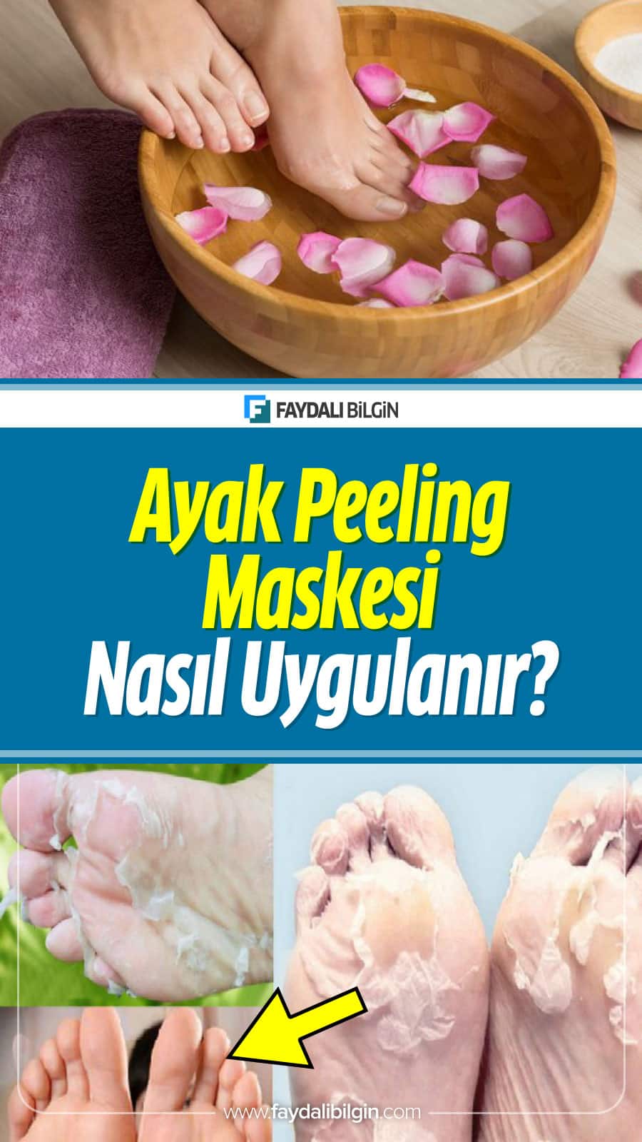 ayak peeling maskesi nasıl uygulanır?