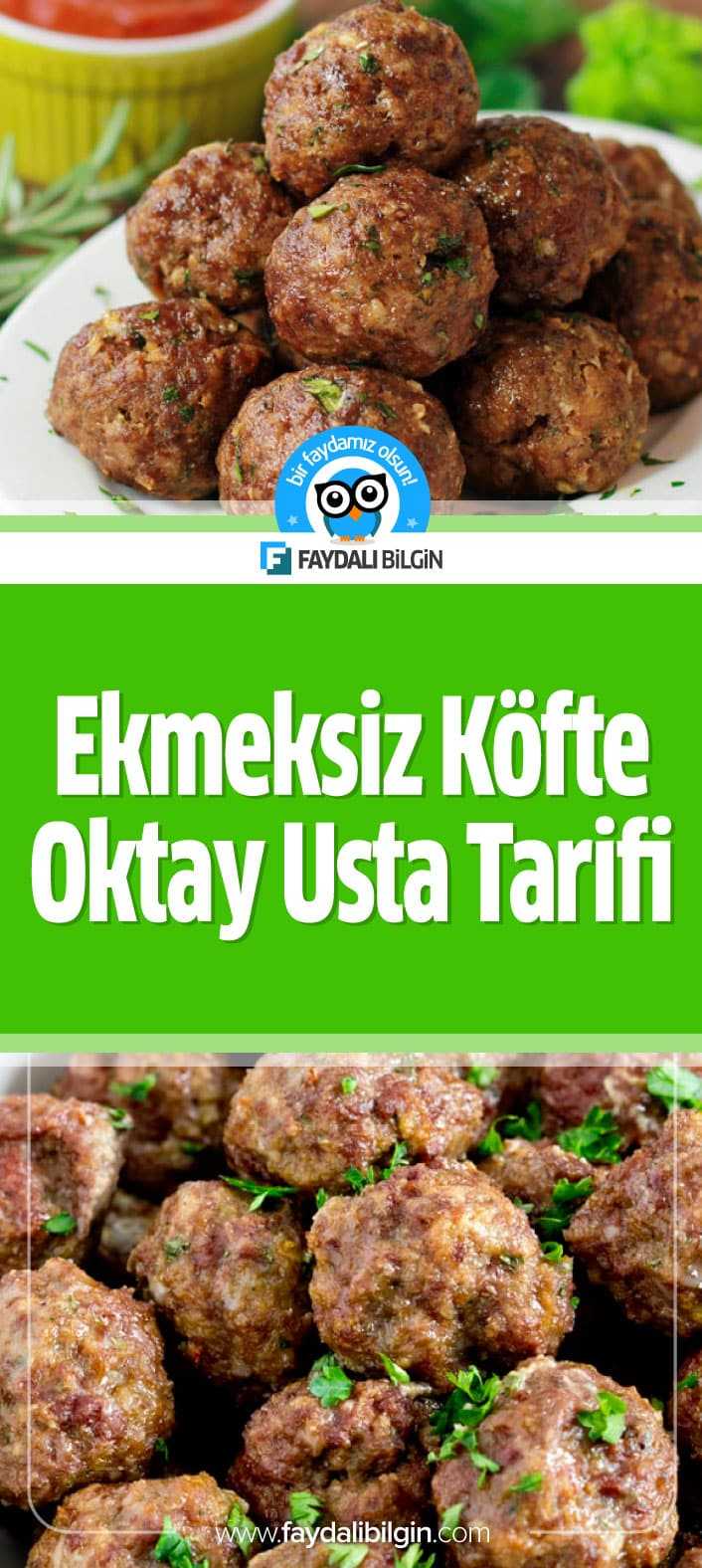 Ekmeksiz köfte, genel itibari ile sadece et ve baharatlardan oluşmaktadır. Oktay Usta\'nın Ekmeksiz Köfte tarifi ve gerekli malzemeler. #köfte #ekmeksizköfte #köftetarifi #köftetarifleri #oktayusta #yemektarifi #yemektarifleri #tarif #recipe #recipes