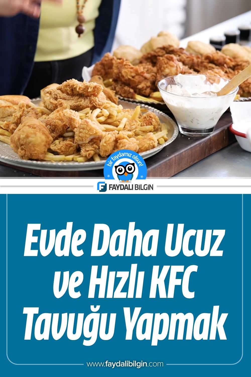 evde daha ucuz ve hızlı kfc tavuğu yapmak