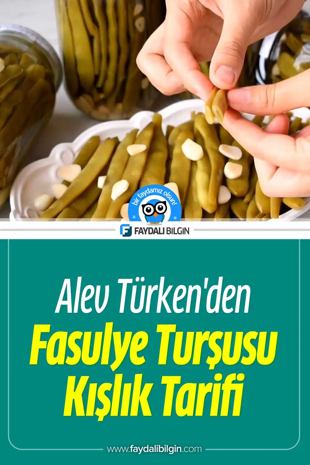 Alev Türken\'den Fasulye Turşusu Tarifi