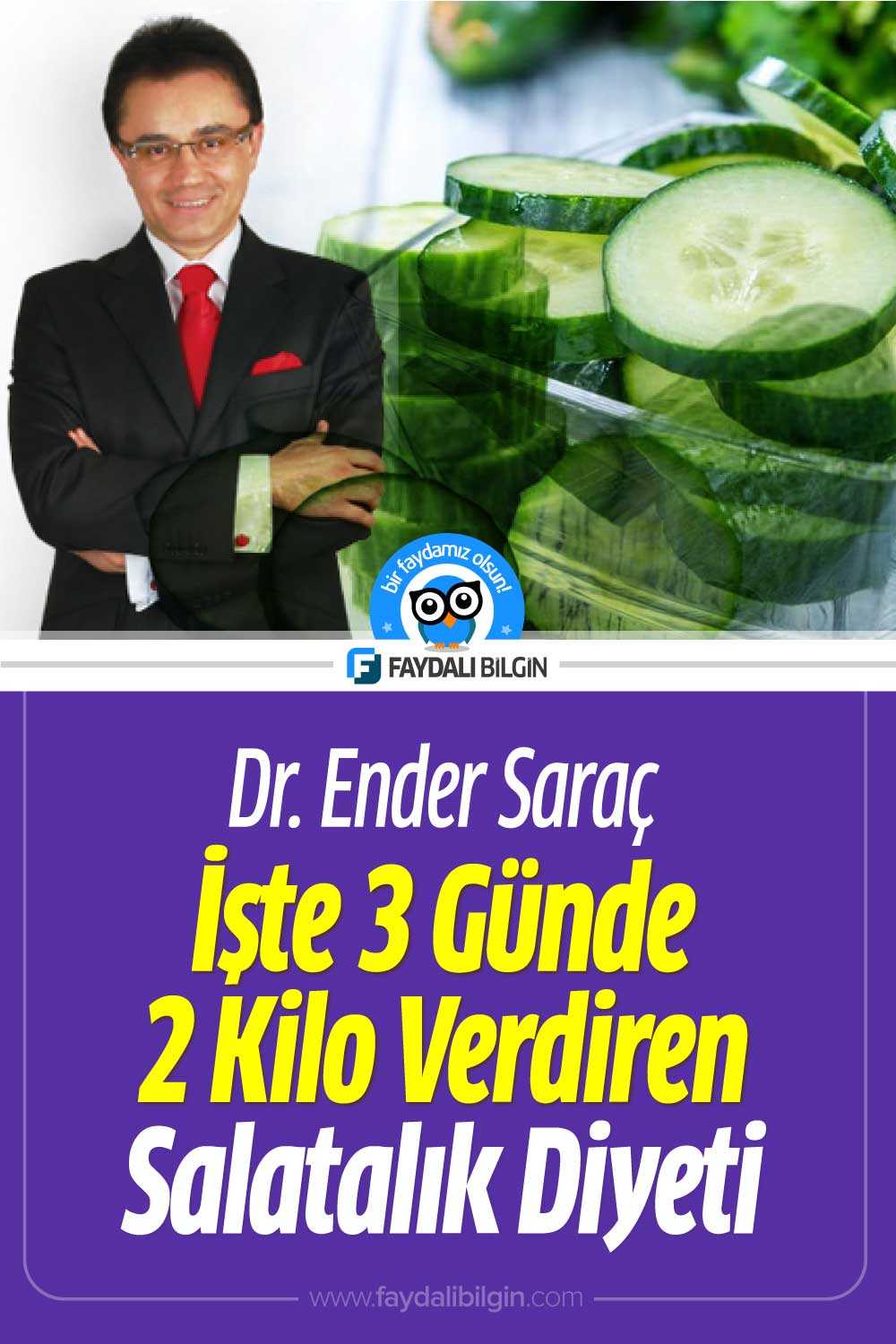 İşte 3 günde 2 kilo verdiren salatalık diyeti
