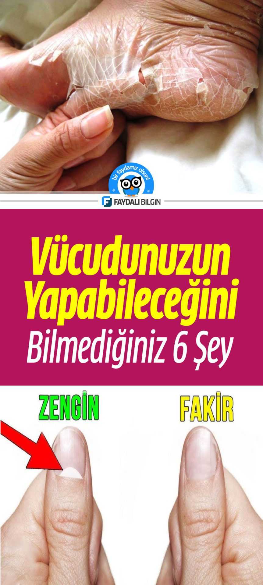 vücudunuzun yapabileceğini bilmediğiniz 6 şey