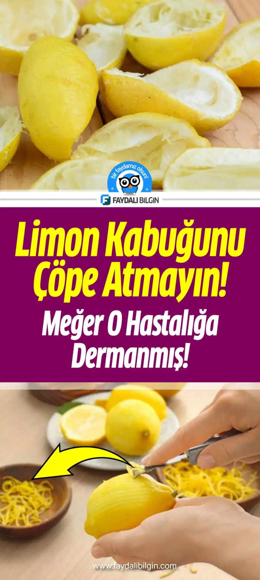 limon kabuğunu çöpe atmayın meğer o hastalığa dermanmış!