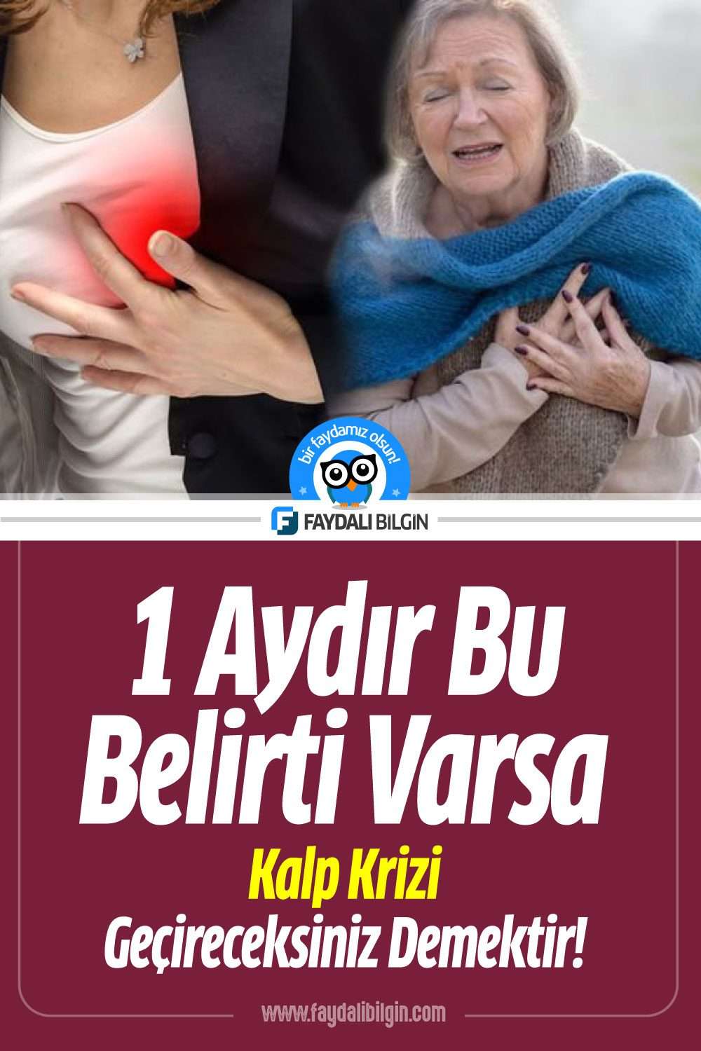 1 aydır bu belirti varsa kalp krizi geçireceksiniz demektir!