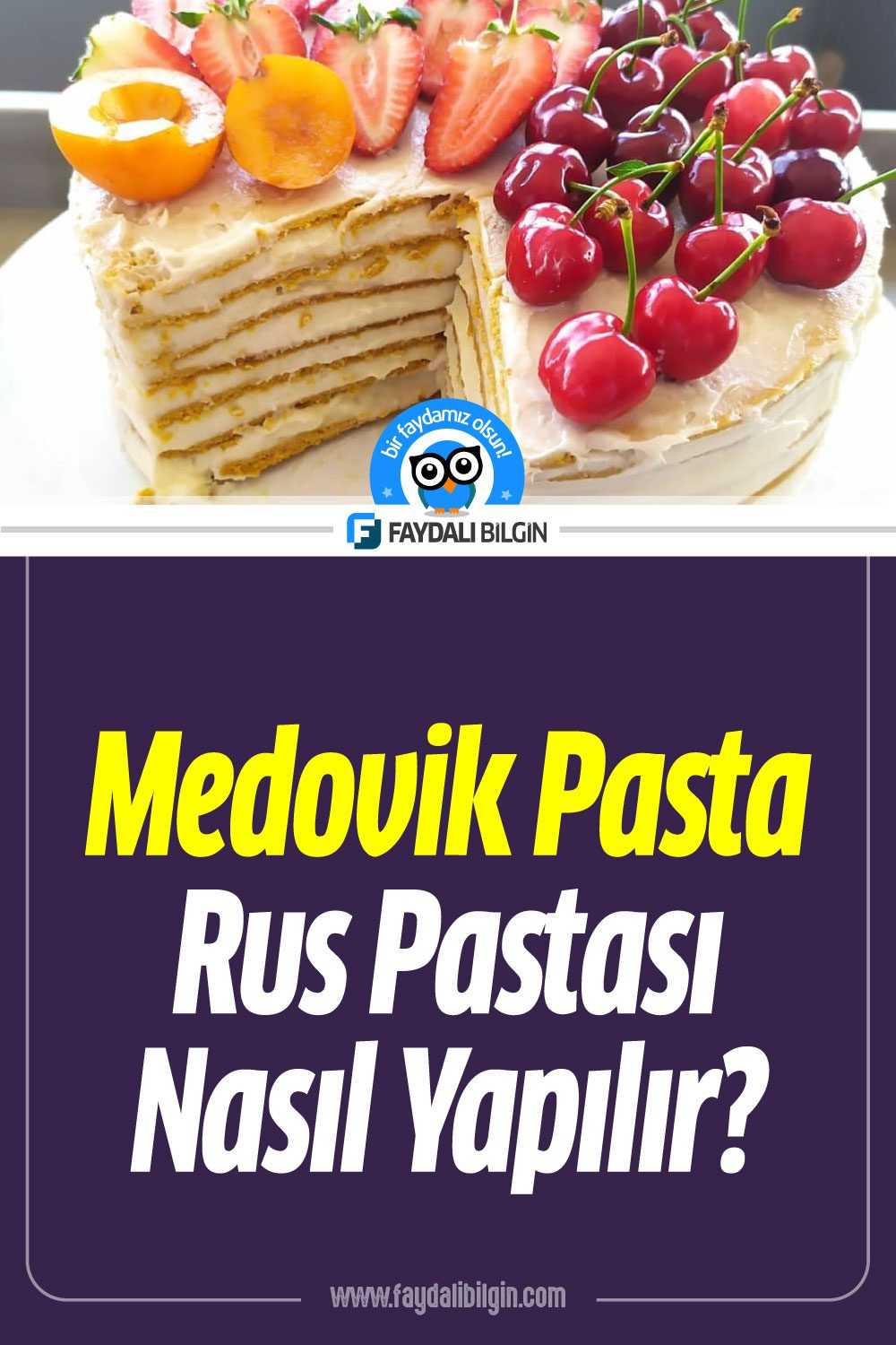 Medovik Pasta Rus Pastası Tarifi