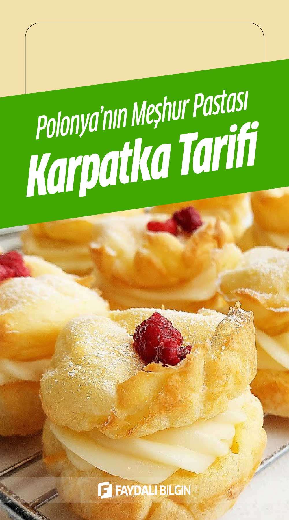 polonya’nın meşhur pastası karpatka tarifi