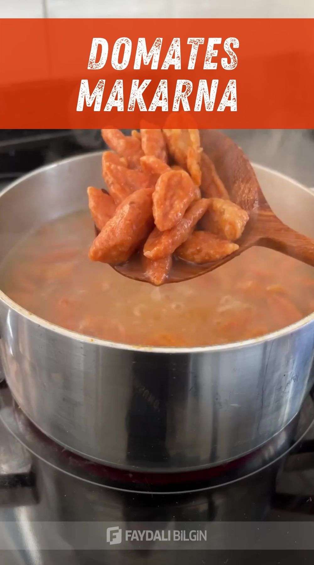 2 malzemeli domates makarna tarifi