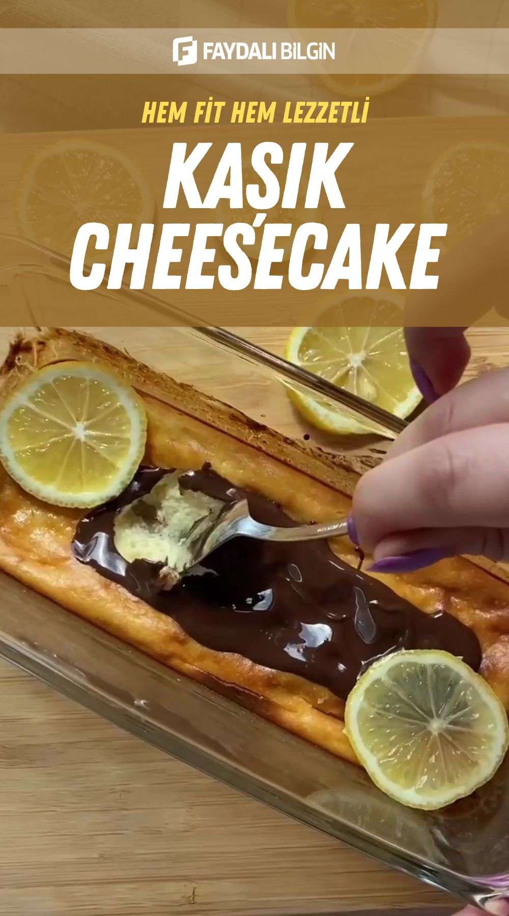 fit kaşık cheesecake