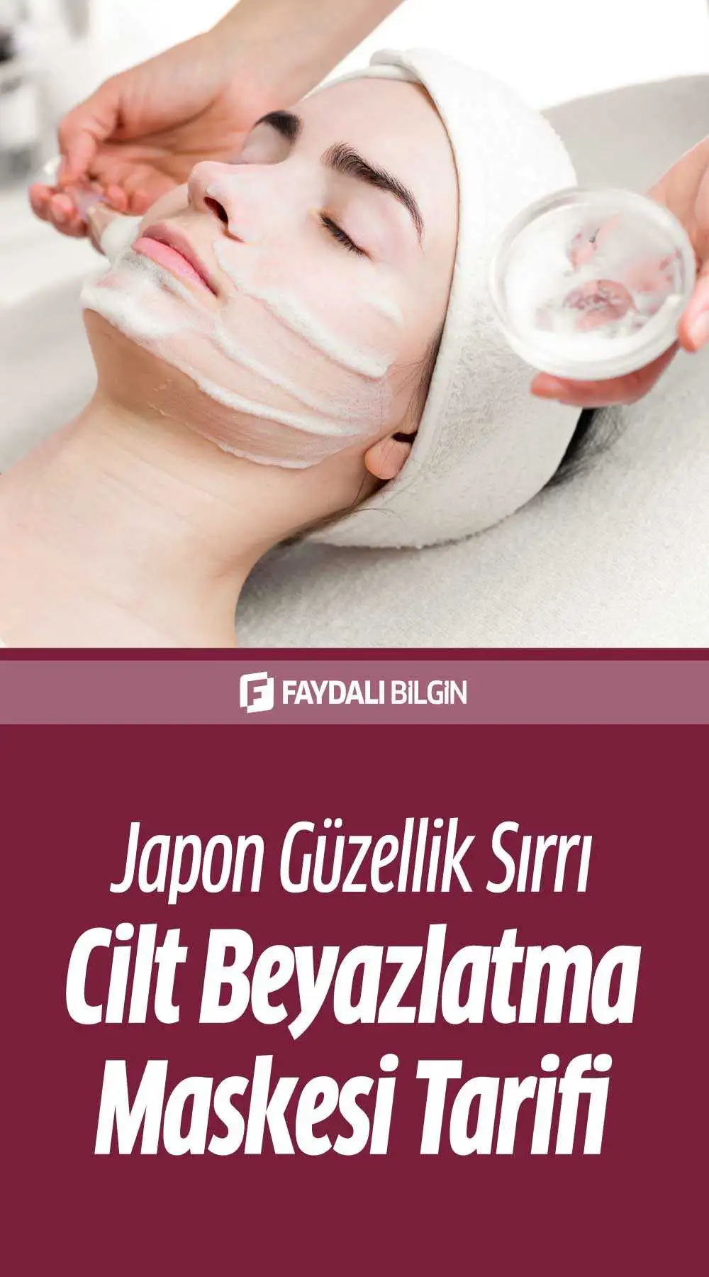 japon güzellik sırrı cilt beyazlatma maskesi
