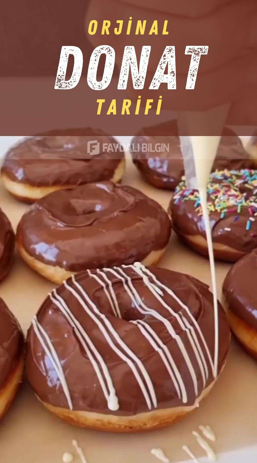 orjinal balon gibi şişen donat tarifi