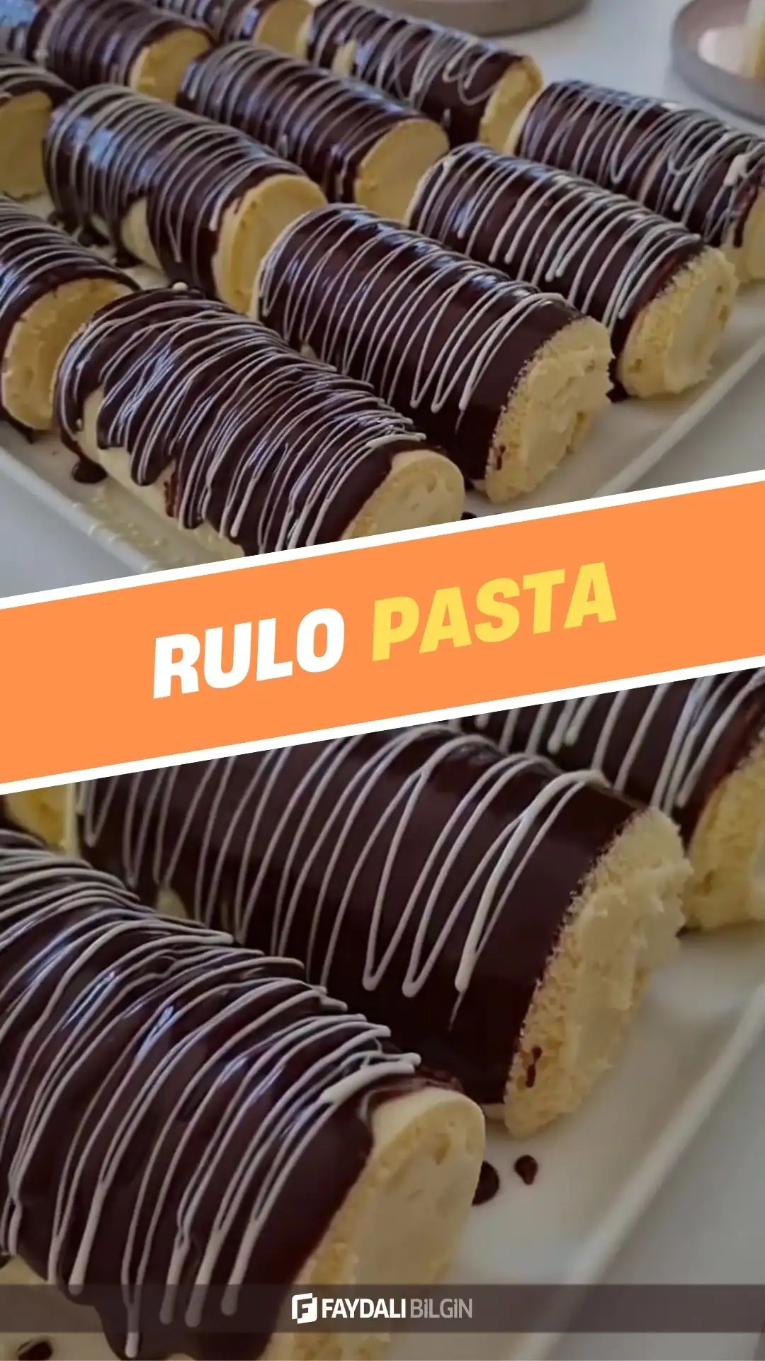 11 adımda rulo pasta tarifi