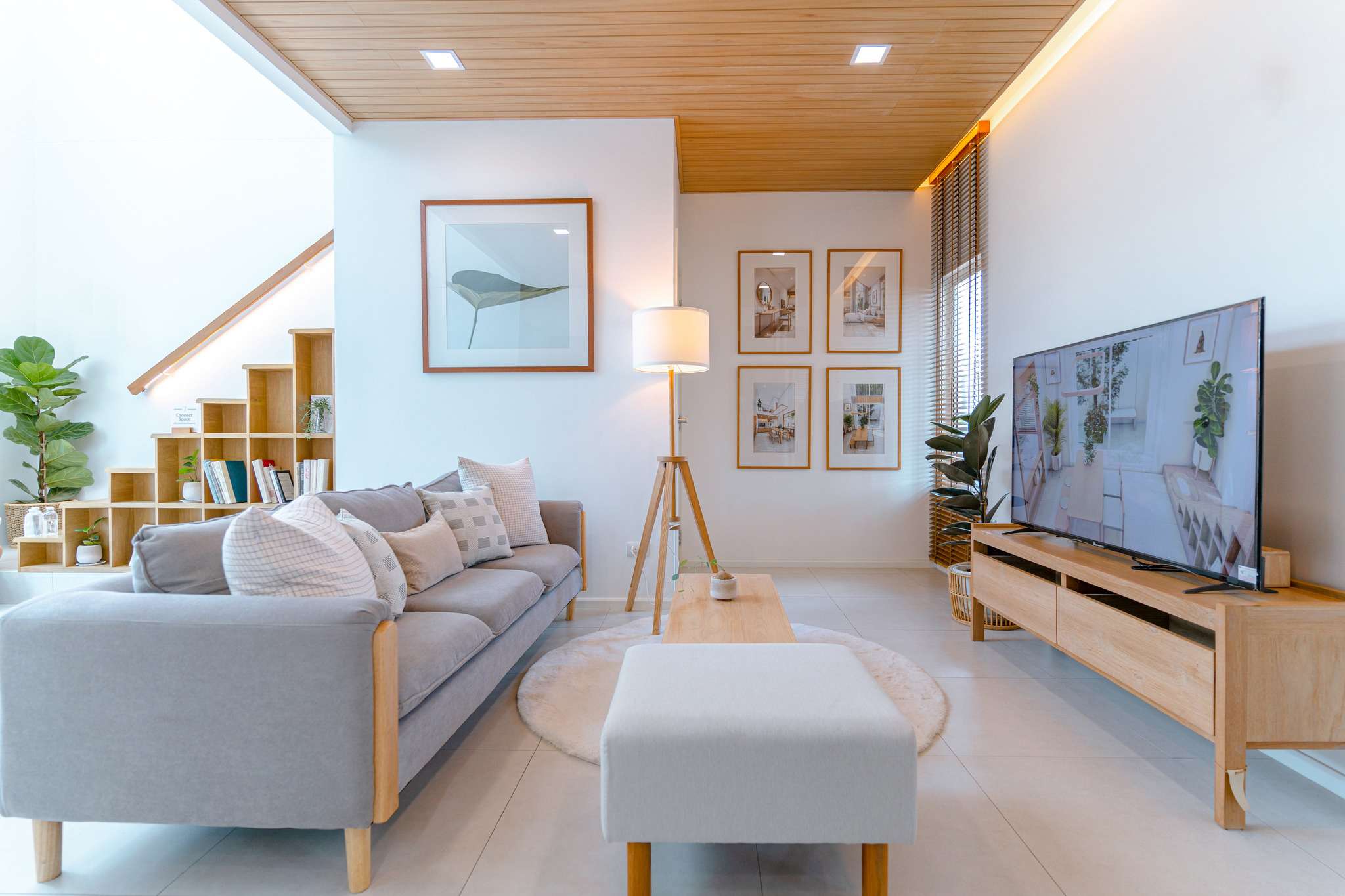 Kesinlikle seveceğiniz ferah bir iç mekan